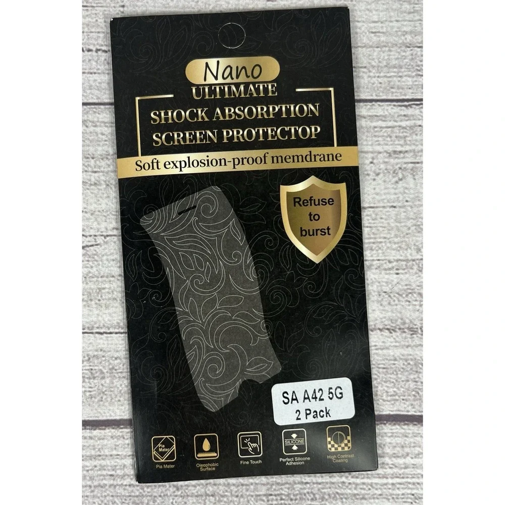 Samsung Galaxy A42 5G Rugged Case Holster + 2 Pack Screen Protectors